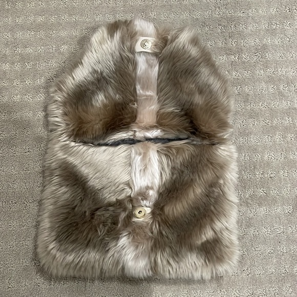Remi/Reid large furry clutch from Anthropology. - Picture 2 of 4